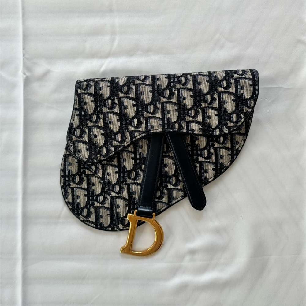 Christian Dior Oblique Saddle belt pouch